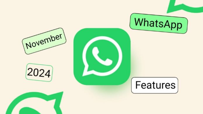new whatsapp features november