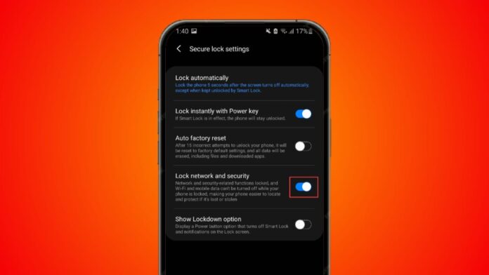 Lock Quick Settings Android