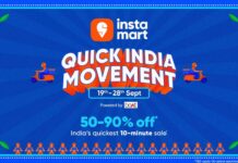 Swiggy and Instamart Quick India Movement Sale
