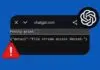 ChatGPT file access error