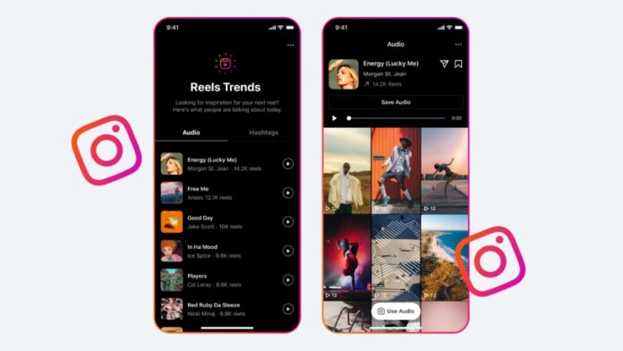 Instagram Reels trending audio