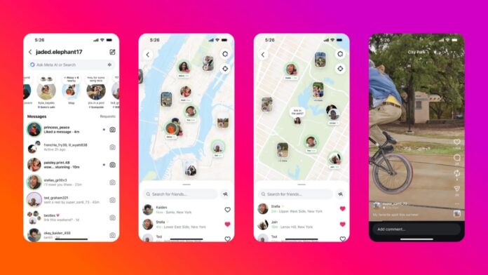Instagram new map feature