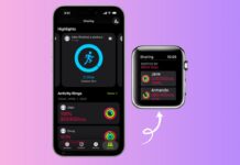 Share Activity data Apple Watch