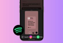 Share Spotify lyrics on Instagram Stories