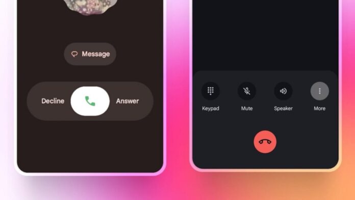 Old Google Dialer UI