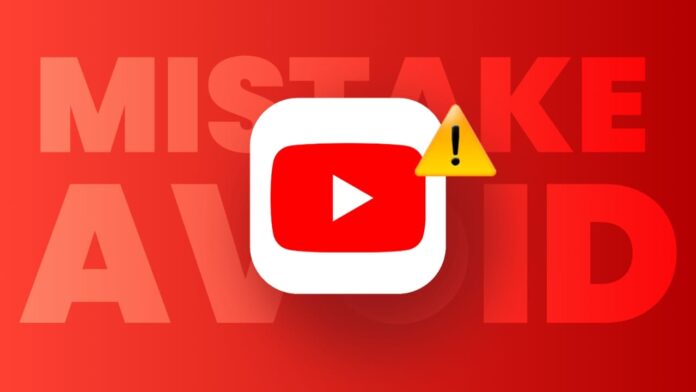 YouTube watch time mistakes