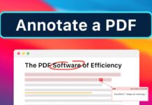 Annotate PDFs on a Mac