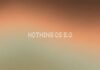 Nothing OS 5.0 update logo on a warm gradient background